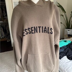 Essentials Tan Sweater for Men